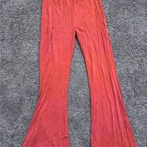 Hara the label orange flare pants